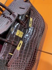 HERMÈS Crocodile Kroko Croco