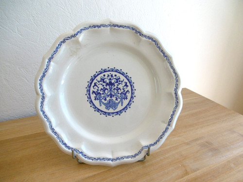 Plat faience gien - faience, 1954