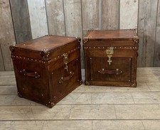 Coffre en cuir luxueux