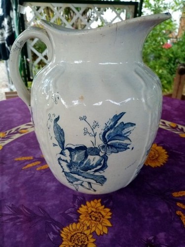 Broc toilette terre fer - broc,