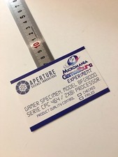 Autocollant Stickers Micromania GamesTour '12 Experiment | Half-Life Portal