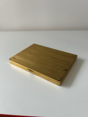 étui cigarettes plaque - cigarettes, or