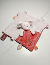 Doudou Plat Carré Mia Souris