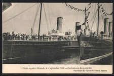 CPA Ostende, Les bateaux des