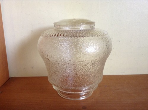 Antique glass ceiling light