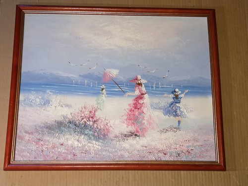 Tableau huile élégantes - tableau,