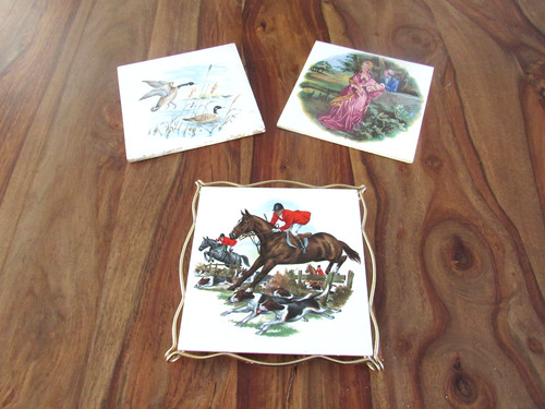 Ancien dessous plat - ancien, avec