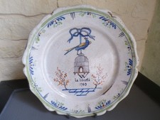 Assiette faïence ancienne