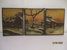 ancien miroir tryptique 