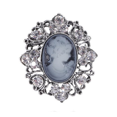 Broche bijou camée - , buste