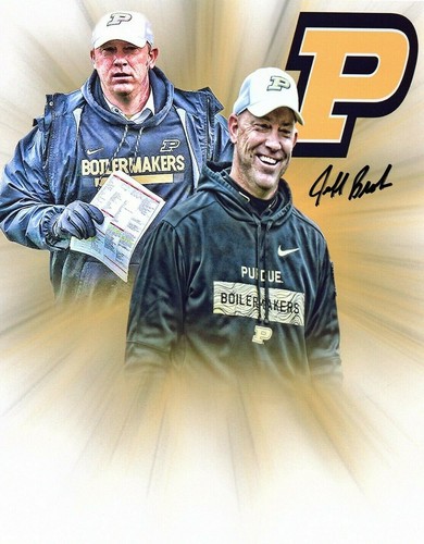 Jeff brohm purdue boilermakers - purdue,