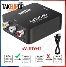 MINI Convertisseur CVBS vers HDMI AV2HDMI universel vidéo composite Adaptateur