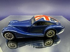 Matchbox Superfast Morgan Blue British Flag Morgan Aeromax 2010- Mint-Loose