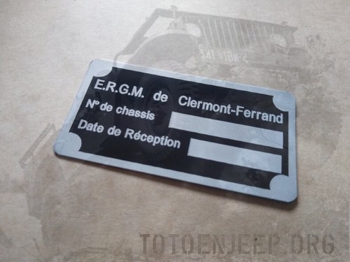 Plaque plaquette label alu - plaquette,