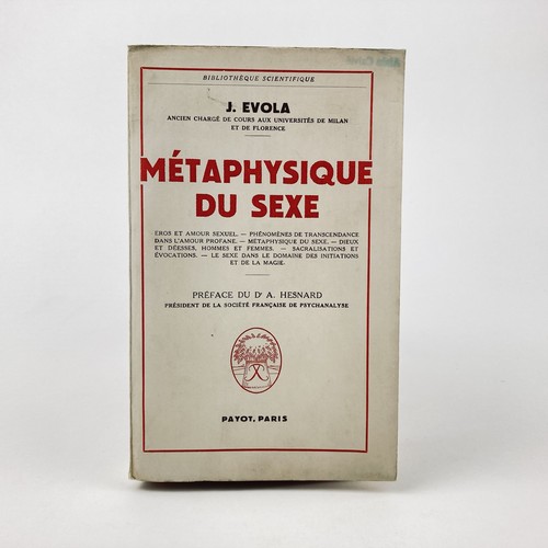Julius evola métaphysique - evola,
