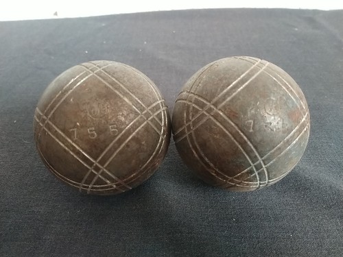 Boules pétanque vintage - boules,