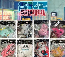 Stray Kids BAG CHARM + STICKER [SKZ SAUNA] JYP JP POPUP STORE 2025 NEW