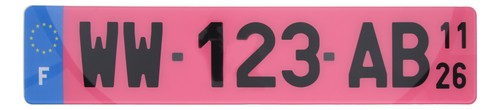 Plaque immatriculation siv - d'immatriculation,