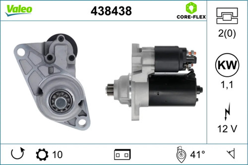 Démarreur valeo 438438 - valeo,