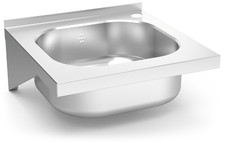 Plonge inox suspendue avec