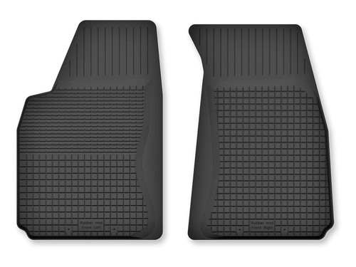 Tapis avant caoutchouc - , bac