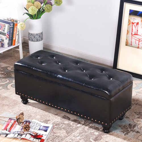 Pouf banc rangement en - pouf,