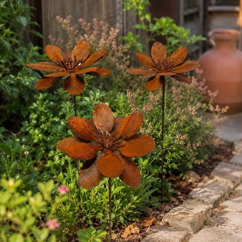 Plaque fleur jardin - plaque,