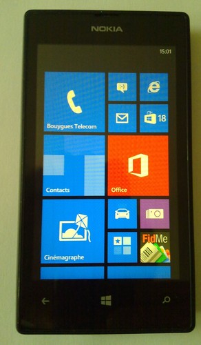 Nokia lumia 520 noir sur - noir, tous