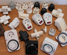 LOT prise ADAPTATEUR électrique TRIPLITE multiprise ELECTRICITE programmateur