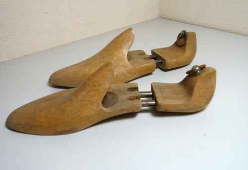 Paire embauchoirs bois ancien - bois,
