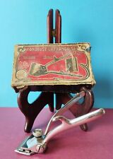 Antique mechanical mower "L'avenir" G.V. La Coupe, made in France, 1950s.