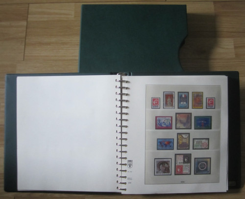 Album lindner boitier verts - album,