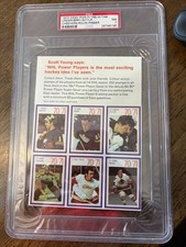1970 Esso Power Player Panel w/tab PSA 7 Darryl Sittler Rookie Yr Gerry Cheevers