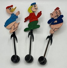 Lot 3 personnages métal pour