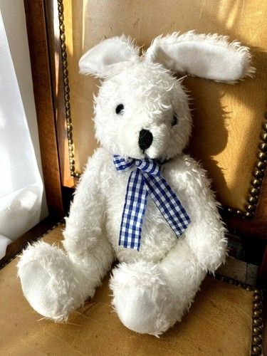 Grande peluche lapin blanc - lapin,