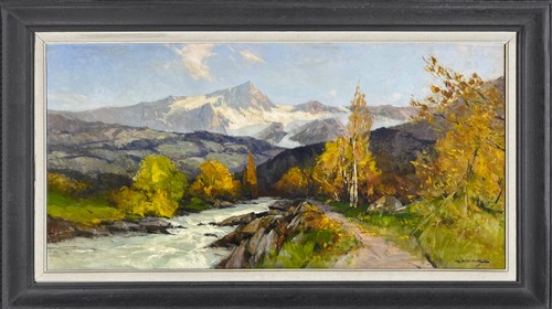 Peinture meije ruisseau du - peinture,