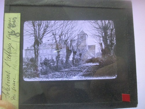 Ancienne photo sur - sur, plaque