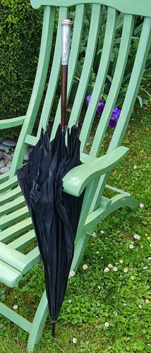 Ancienne ombrelle noire - ,