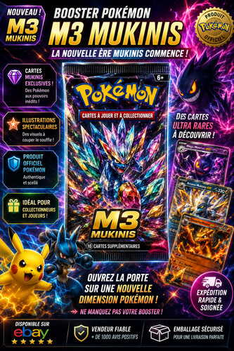 Booster pokémon m3 - ✅5,