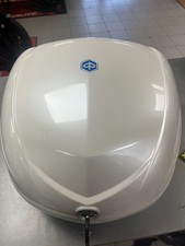 Top-case Piaggio blanc et noir