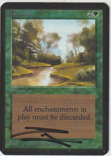 Carte alpha tranquility - x1,