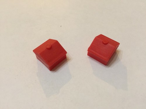 Lot maison rouge pièce - lot,