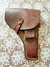 étui ancien en cuir pour arme