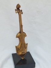 Violon / violin , violino  Bronze Porte Montre Gousset pocket watch stand holder