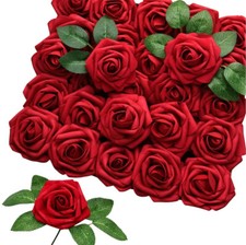 Bouquet de roses rouges, lot