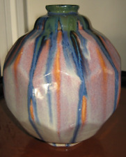 Large vase FOURMAINTRAUX - DELASSUS DESVRES Art Deco model No. 79