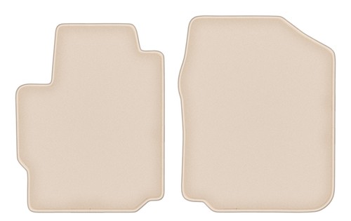 Tapis avant velours beige pour