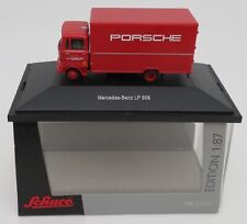 rare SCHUCO HO 1/87 CAMION MB MERCEDES-BENZ LP 608 ECURIE PORSCHE #223701 in box