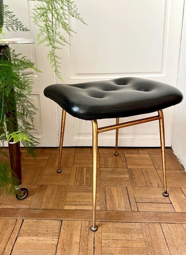Tabouret repose pieds vintage - tabouret,