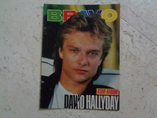 DAVID HALLYDAY rare 80s MINIATURE SPECIAL cover magazine Sylvie Vartan Johnny